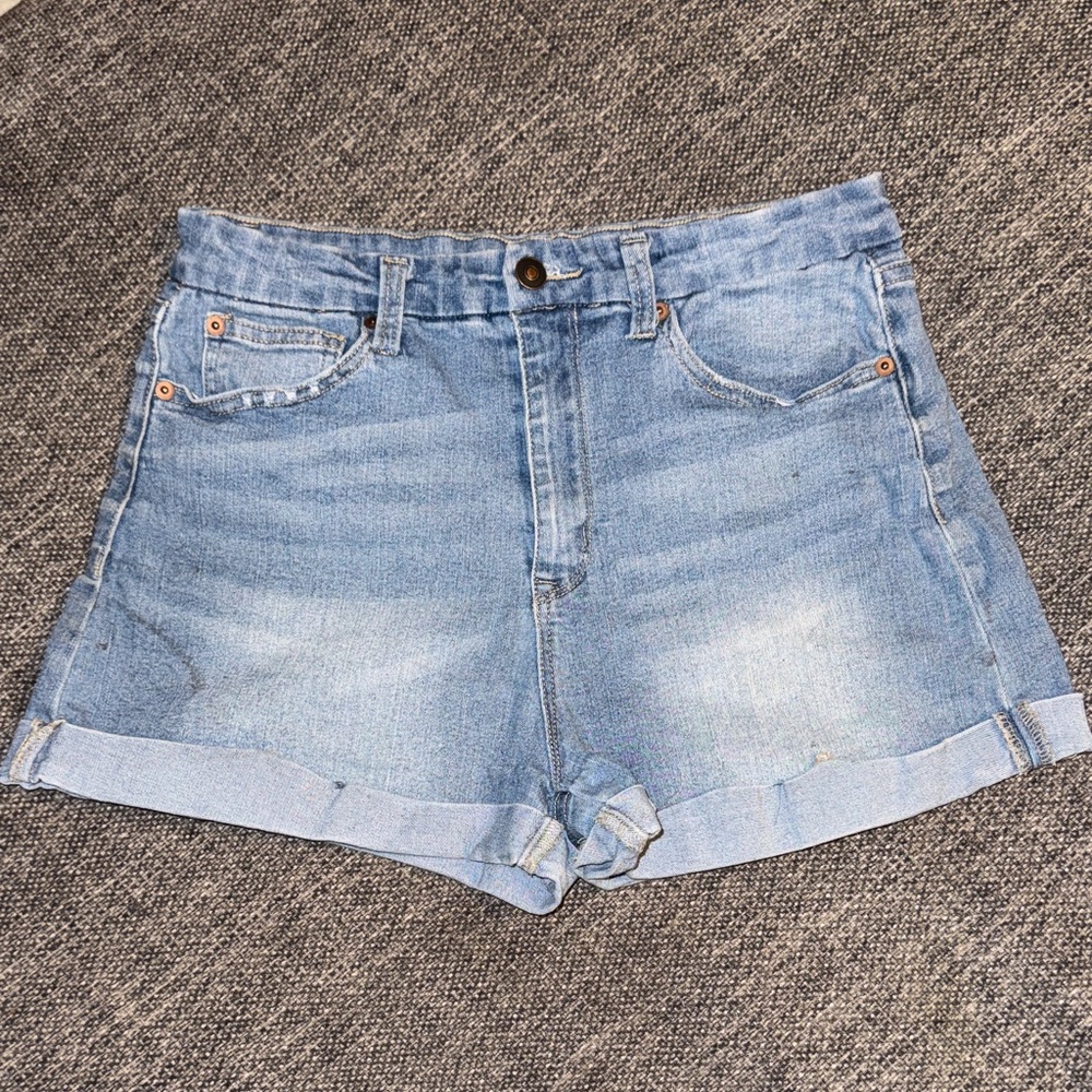 No Boundaries Light Blue Jean Shorts